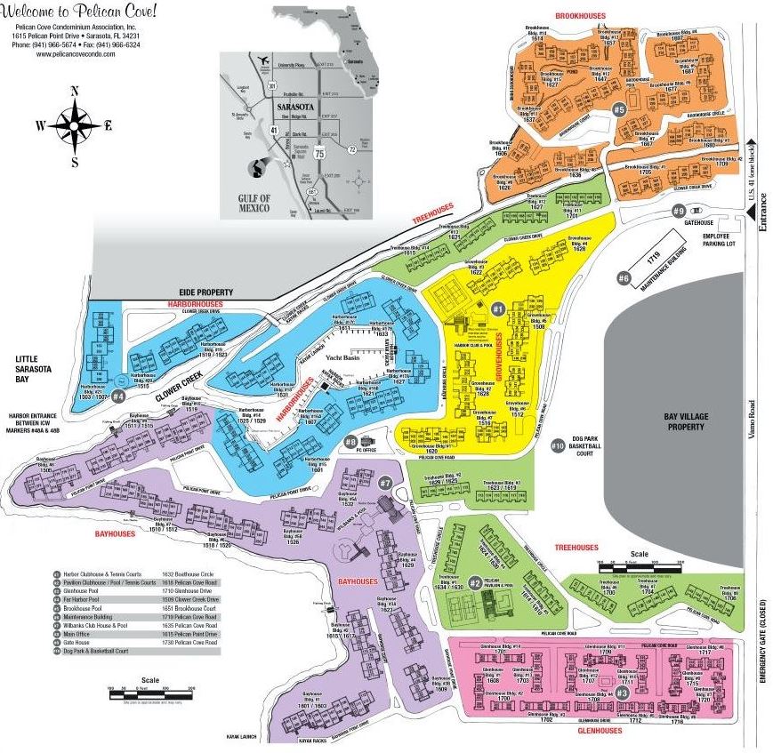 map of Pelican Cove